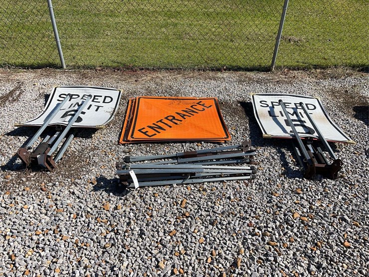 group-of-signs-with-stands-image-1