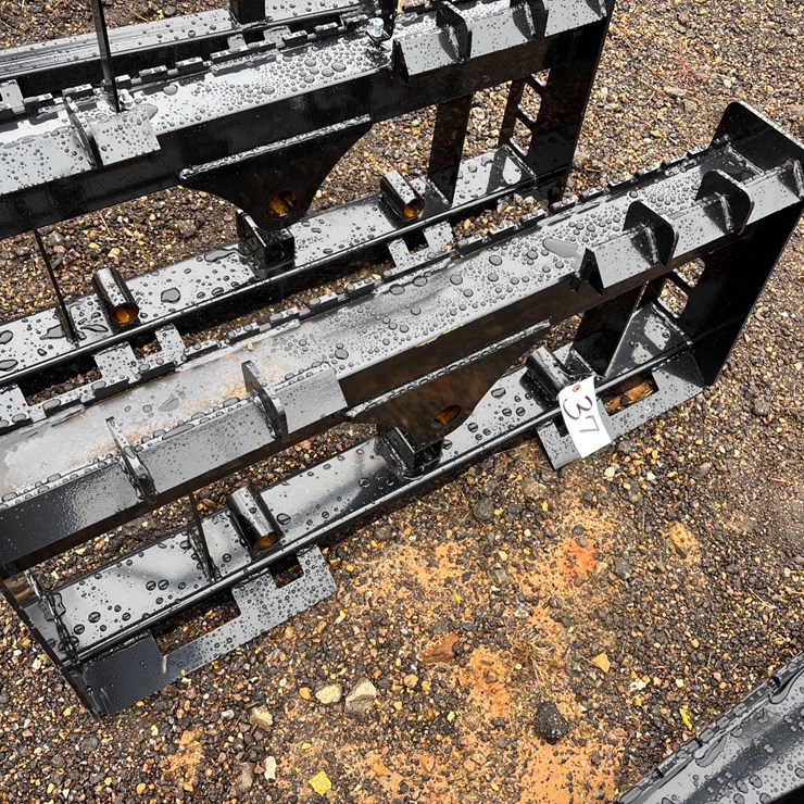 #37 • Skid Steer Pallet Fork/Hay Spear Frame