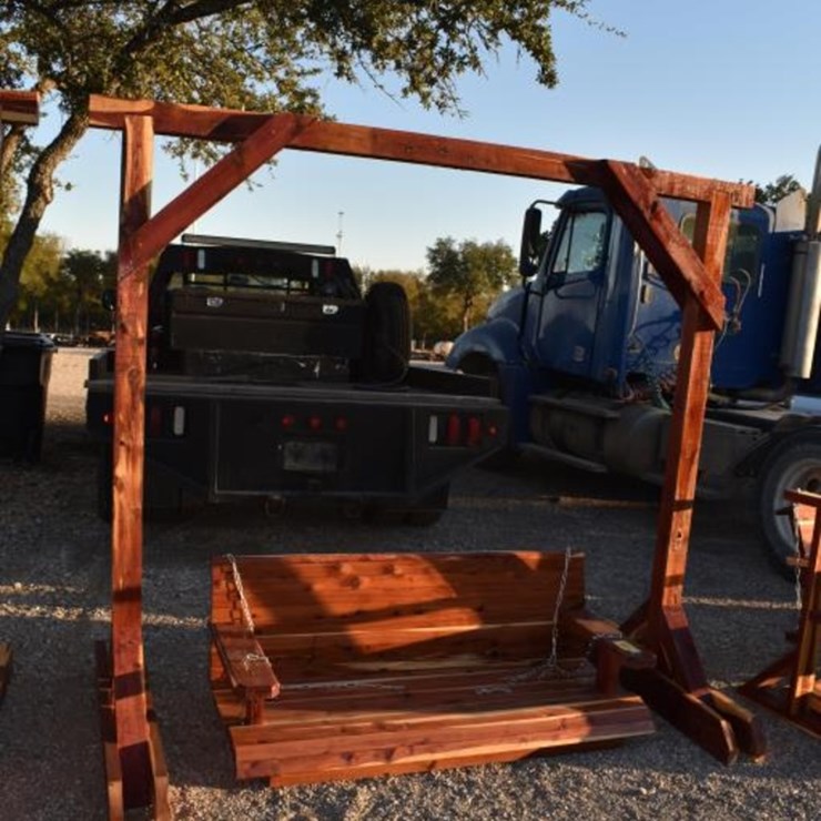 CEDAR A FRAME PORCH SWING