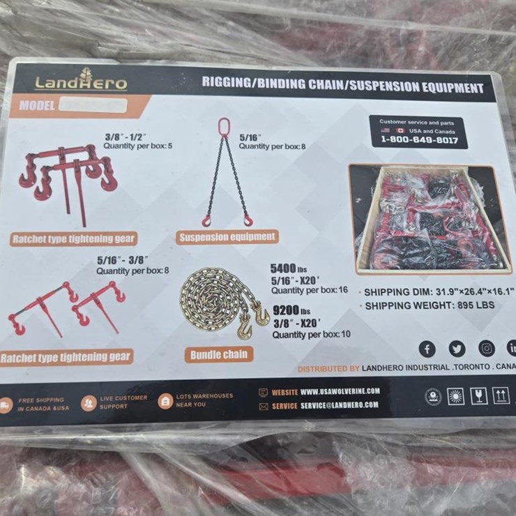 #6006 • NEW LANDHERO RIGGING/BINDING CHAIN/SUSPENSION EQ.