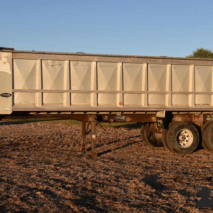 2001 Trail Star T/A Aluminum End Dump Trailer