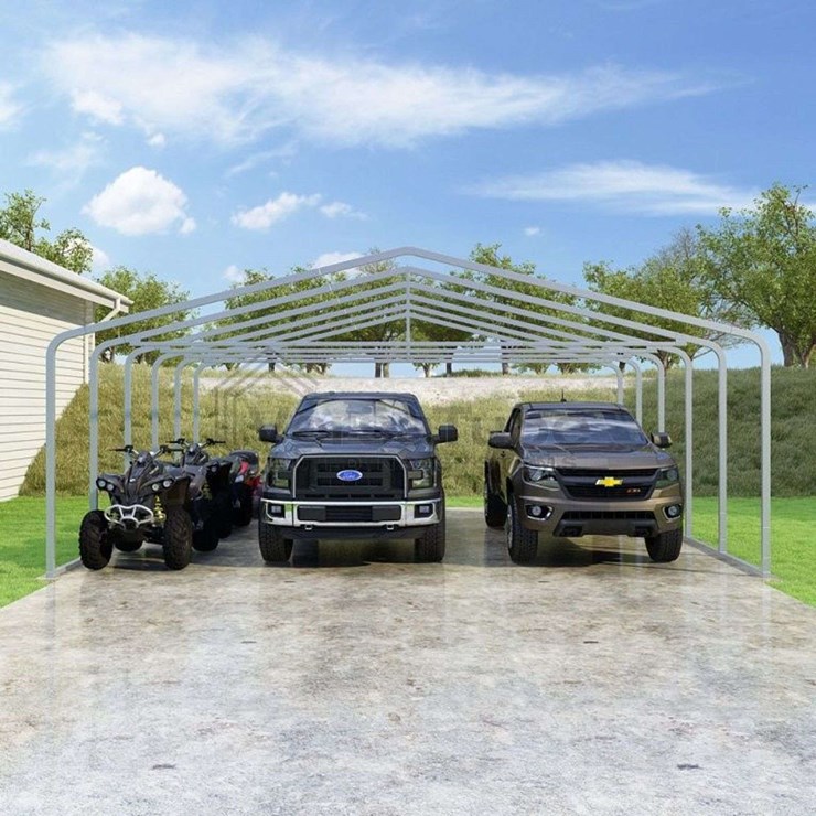 Galvanized Metal Frame Building Kit 22x24