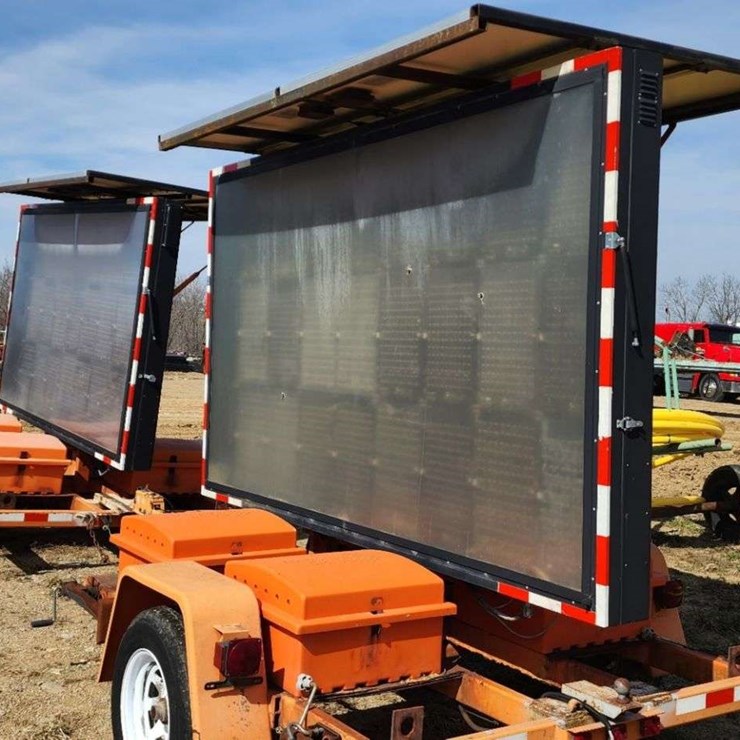 National Signal Electronic Construction Road Sign