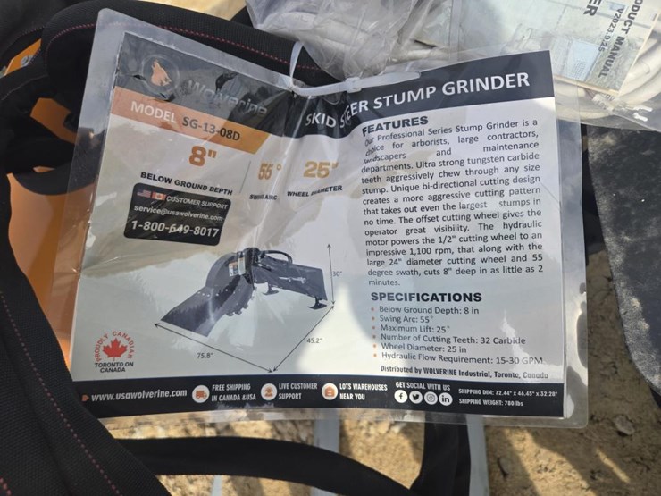 #5966-•-new-wolverine-stump-grinder-w/-controller-image-2