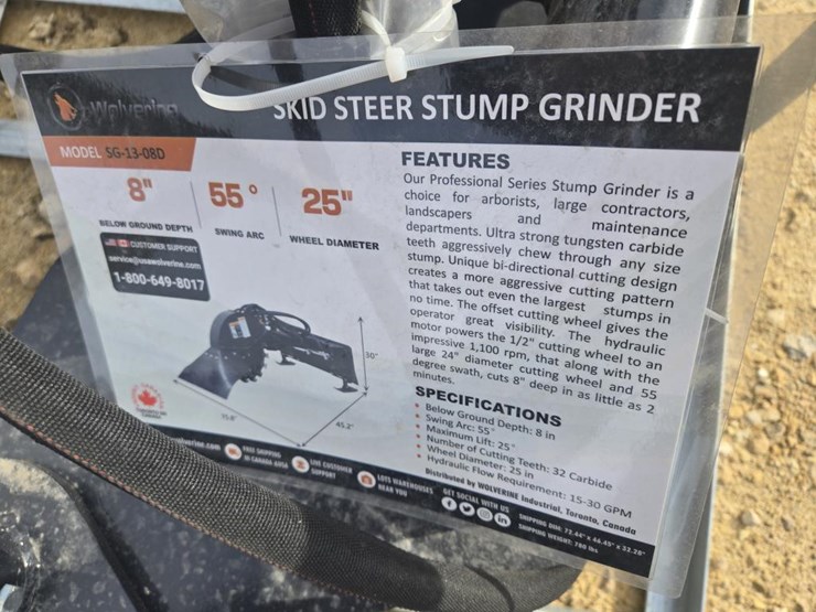 #5964-•-new-wolverine-stump-grinder-w/-controller-image-2