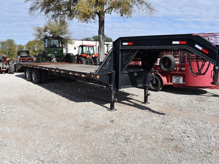 2022-28'-+-5'-dove-load-trail-30,000-lb-tandem-dual-gooseneck-trailer-w/-wi-image-2