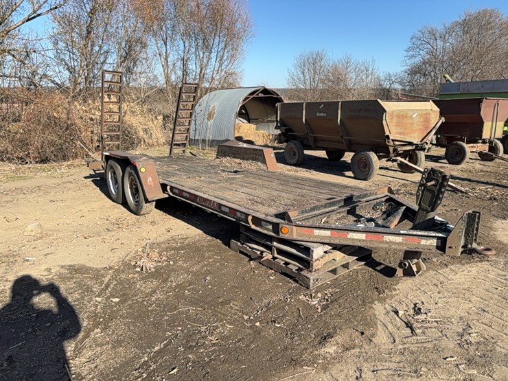 78”-x-18.6’-contrail-tandem-axle-trailer-w/-flip-up-ramps,-pinnel-hitch,-**title**-image-4