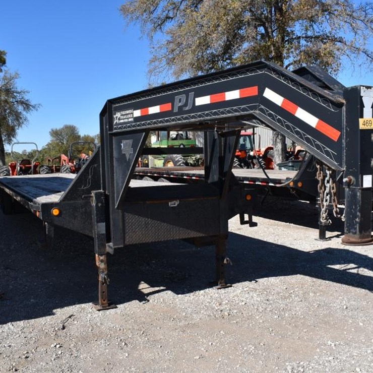 2014 40' PJ TANDEM DUAL GOOSENECK TRAILER (SERIAL # 4P5D4029E1206660) (TITL