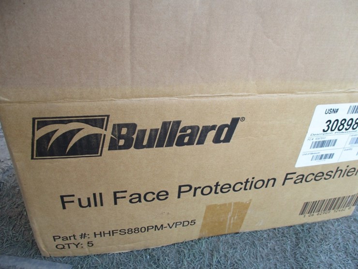 new-unused-5-piece-bullard-face-shields-image-3