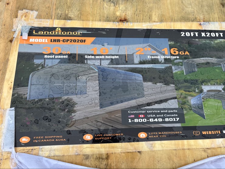 #31-•-20’x20’-all-steel-carport-w/-10’-enclosed-sidewalls-image-2