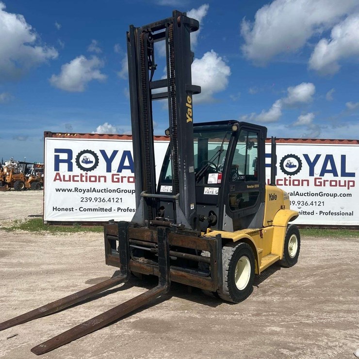 2009 Yale Veracitor 135VX 12,150lbs Straight Mast Forklift