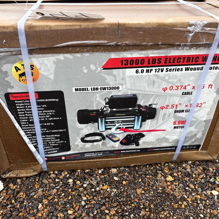 #44 • 13,000 Pound Electric Winch