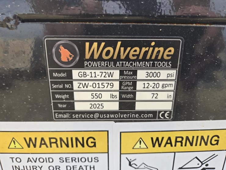 #6007-•-new-wolverine-skid-steer-72"-grapple-bucket-image-4