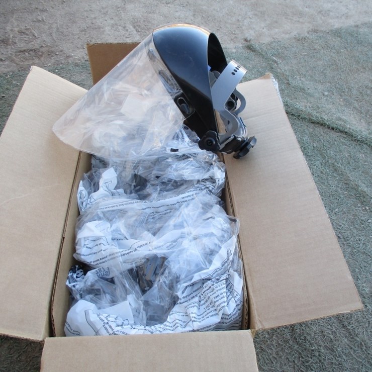 New Unused 5-Piece Bullard Face Shields