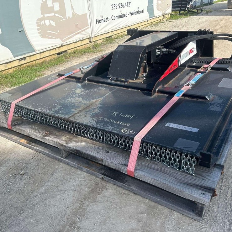 2025 BrushFox HD-78STD 78in Rotary Brush Cutter Skid Steer Attachment