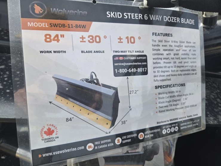 #5967-•-new-wolverine-skid-steer-6-way-dozer-blade-image-7