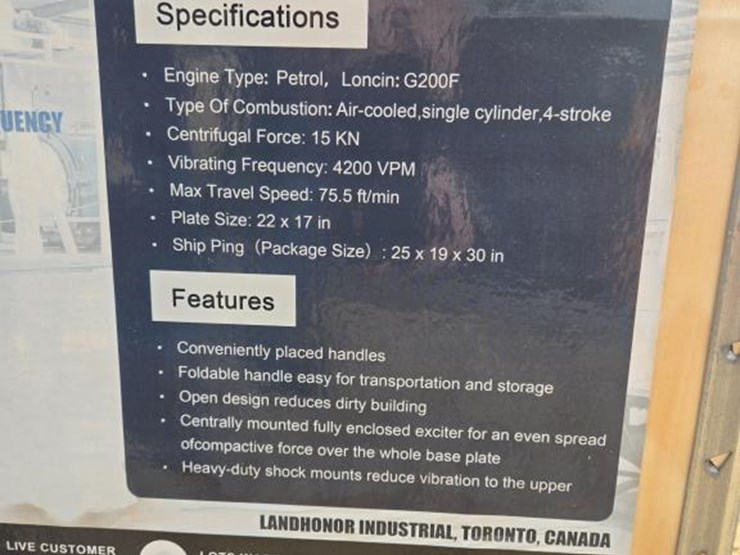 #5989-•-new-landhonor-heavy-duty-plate-compactor-lhr-pc90h-image-2