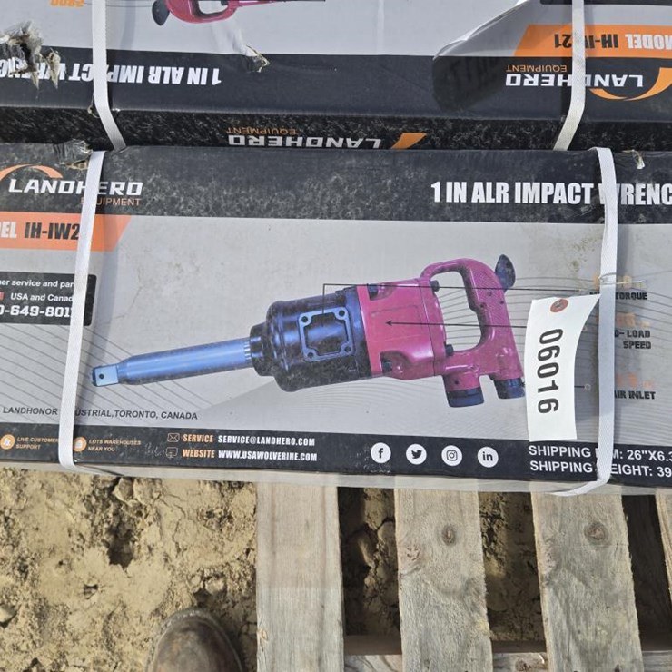 #6016 • NEW LANDHONOR 1" AIR IMPACT WRENCH