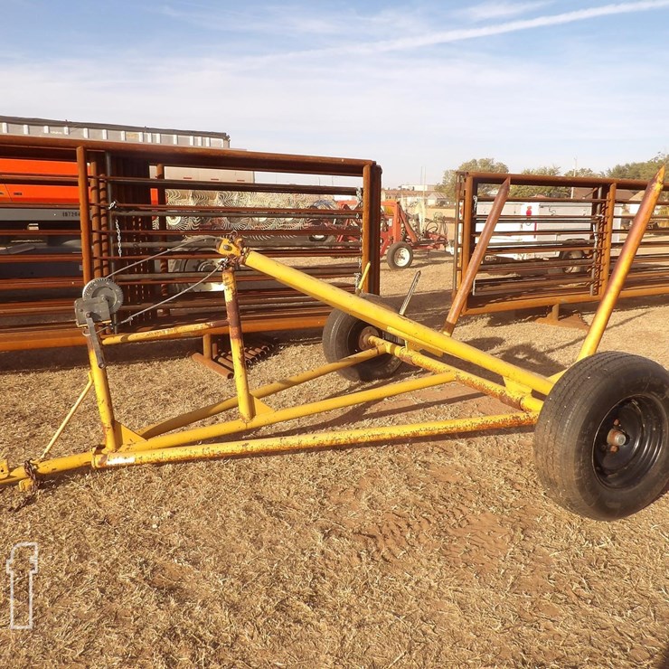 SHOP BUILT BALE BUGGY