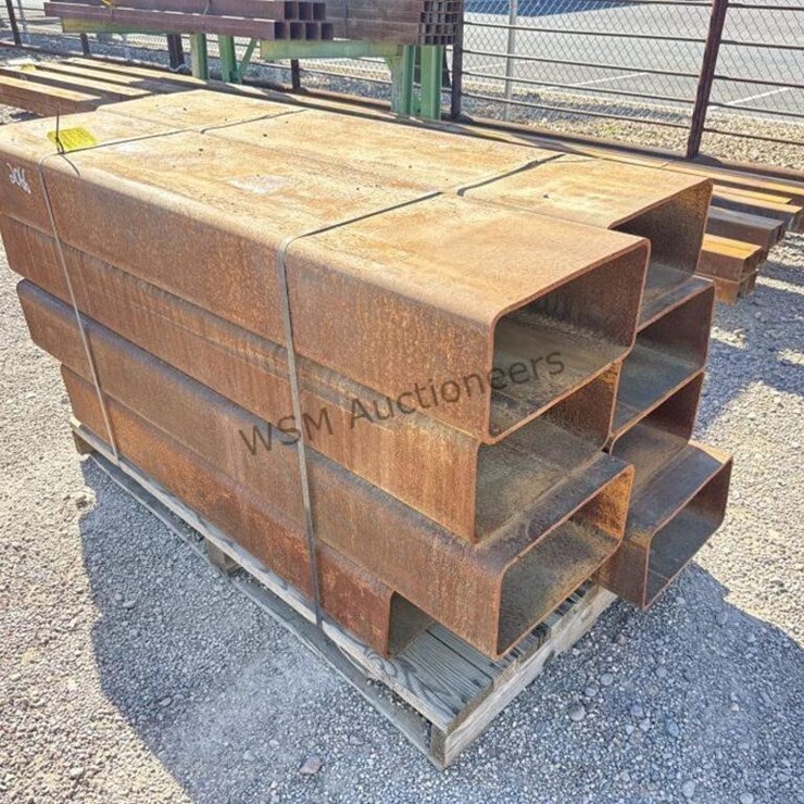 BUNDLE OF 16IN X 8IN RECTANGULAR TUBING