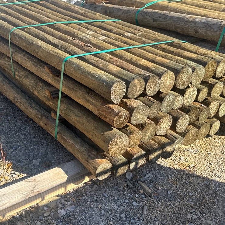 #1115 • 36- 4”x8’ treated post