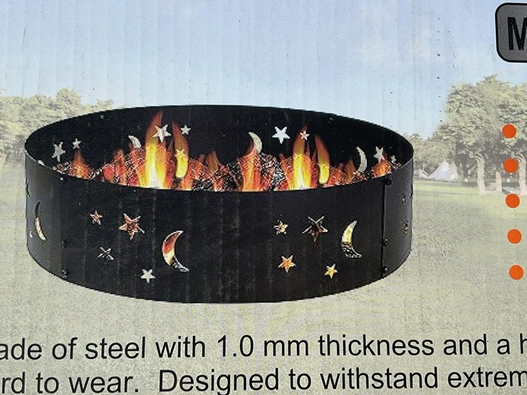#5017-•-unused-2025-landhonor-large-36"-round-metal-fire-pit-ring-image-1