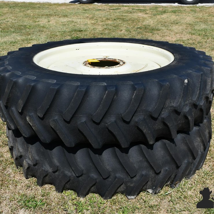 Firestone 480/80R46 Tires On 10 Bolt Rims