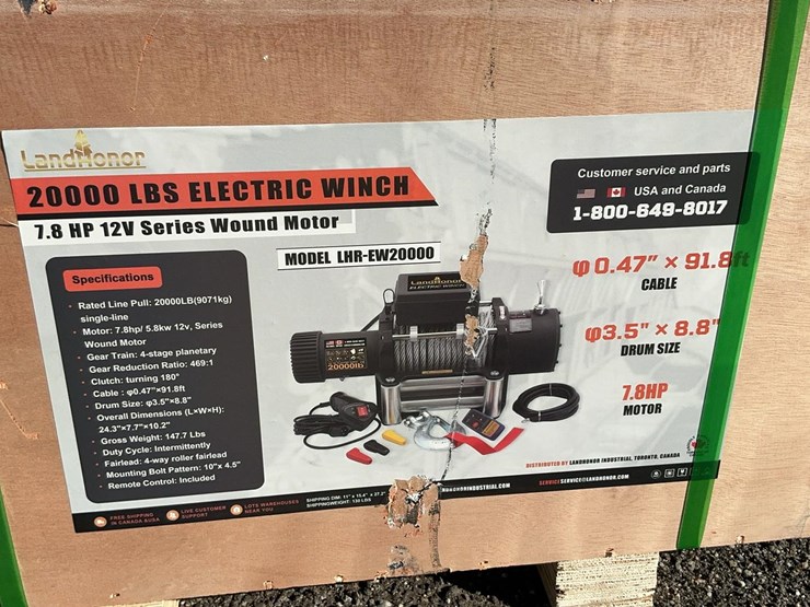 #5010-•-unused-2025-landhonor-electric-winch-image-1
