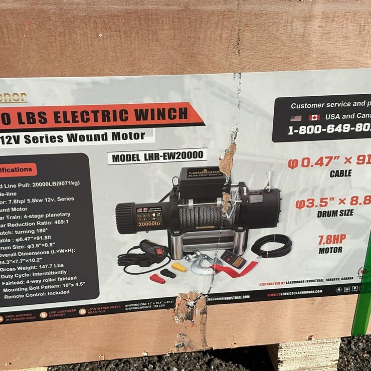 #5010 • Unused 2025 Landhonor Electric Winch