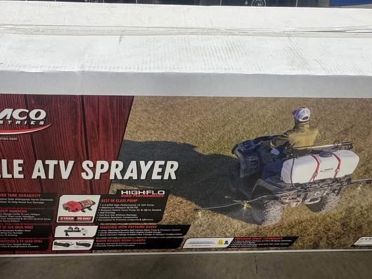 #1012-•-new-25gal-fimco-7-nozzle-sprayer-image-1