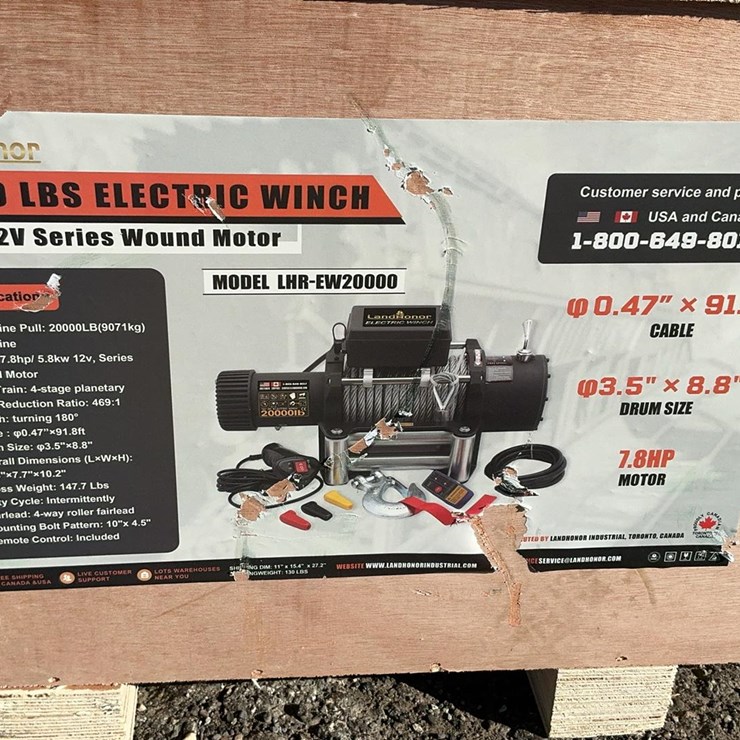#5011 • Unused 2025 Landhonor Electric Winch