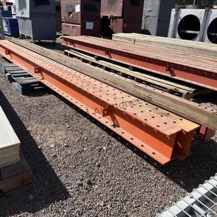 (4) 8IN FLANGED I BEAMS