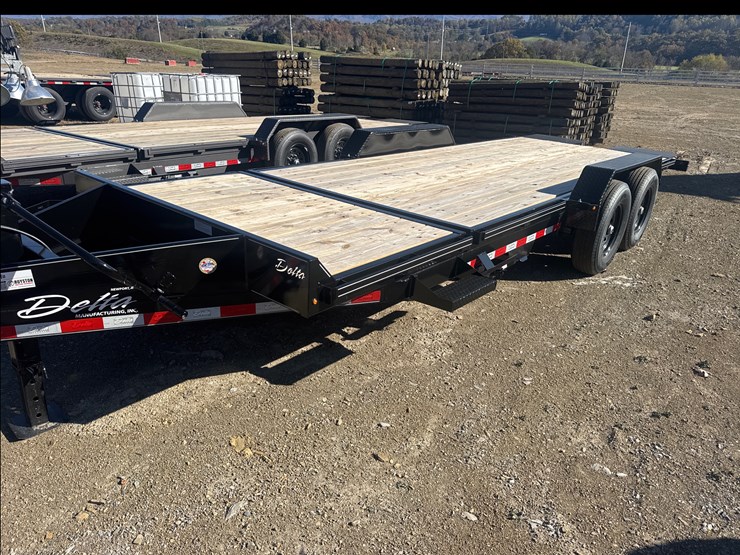 #1211-•-new-20’-delta-tiletrailer,-4’-stationary,-16’-tilt,-14,000lbs,-tandem-axle,-electric-brakes-on-both-axles,-led-lights,-236/80r-16-tires,-2-5/16”-ball-image-1