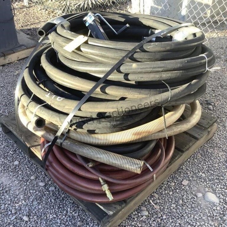 PALLET OF ASST INDUSTRIAL HOSES & JACKS
