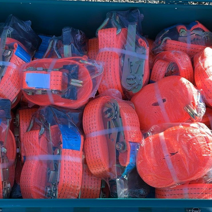 #5024 • Unused 2025 Landhonor Ratchet Tie Down & Flatpack Tool Box