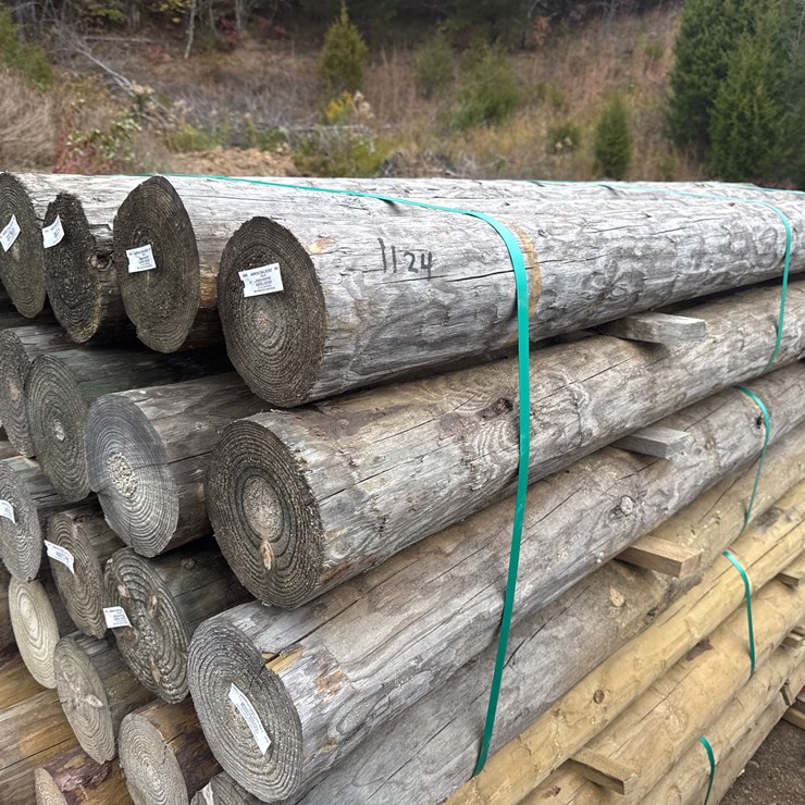 #1124 • 28-6”x8’ Treated Post