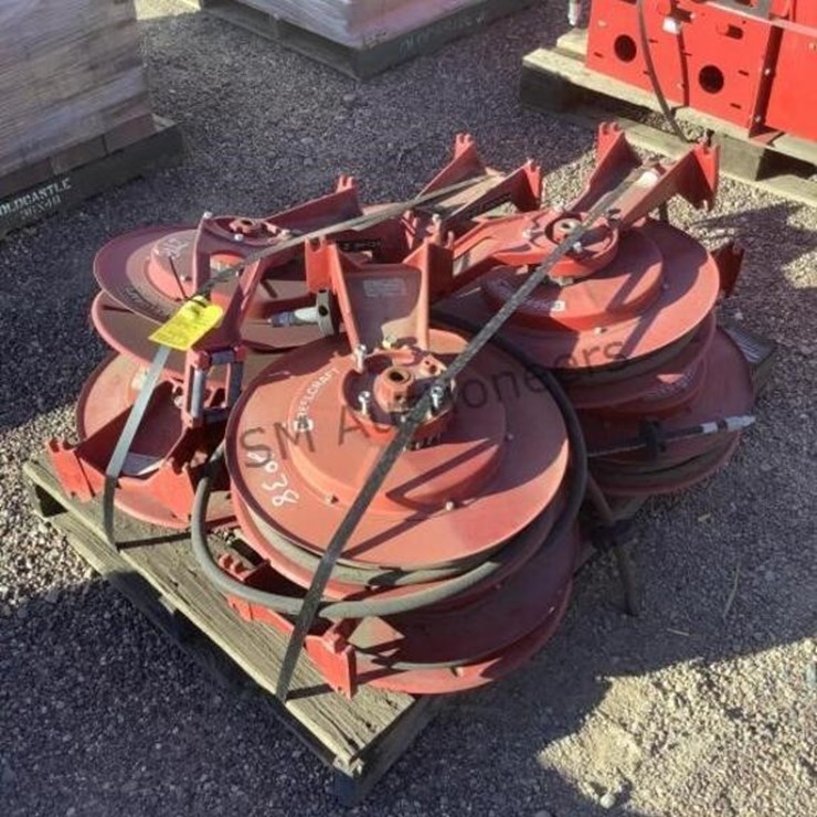 PALLET OF HOSE REELS