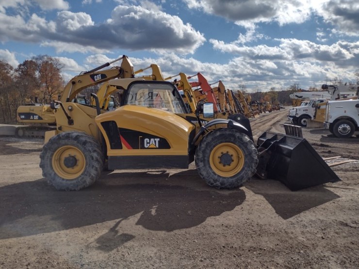 13-cat-407c-telehandler-w/bucket-&-forks-(qea-5956)-image-3
