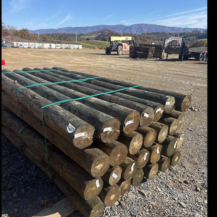 #1110 • 28 6”x8’ treated post