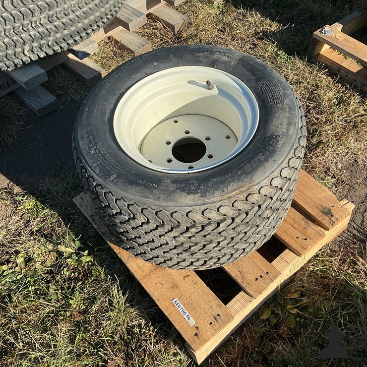 Ohtsu 24x3.00-12 Tire On 6 Bolt Rim