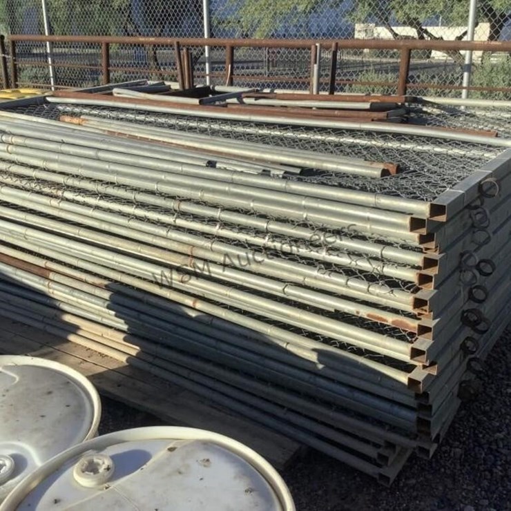 (24) TEMPORARY SITE FENCING PANELS