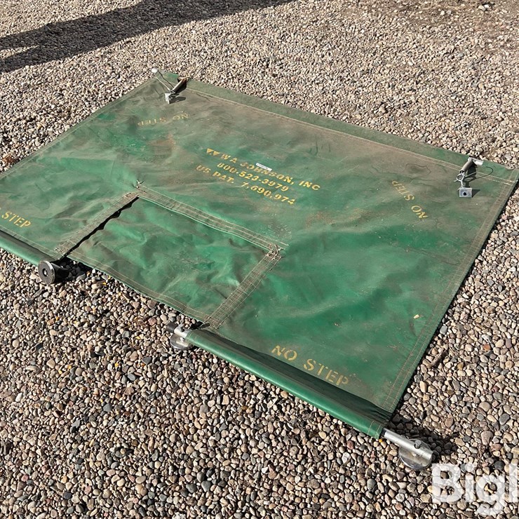 W A Johnson Combine Feederhouse Tarp