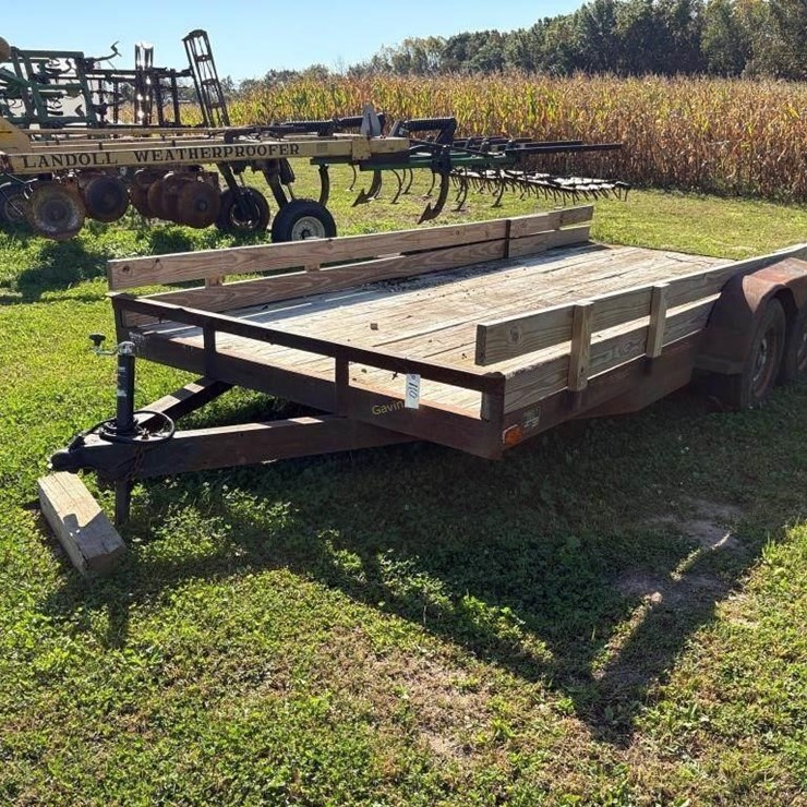 7,000lb Tandem Axle Skidsteer Trailer