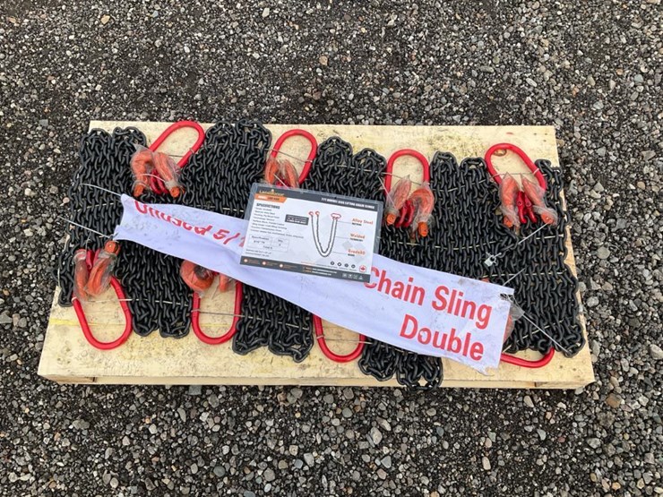 #5027-•-unused-2025-landhonor-7-ft-double-legs-lifting-chain-sling-image-2