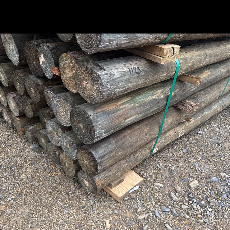 #1123 • 36-4”x8’ treated post