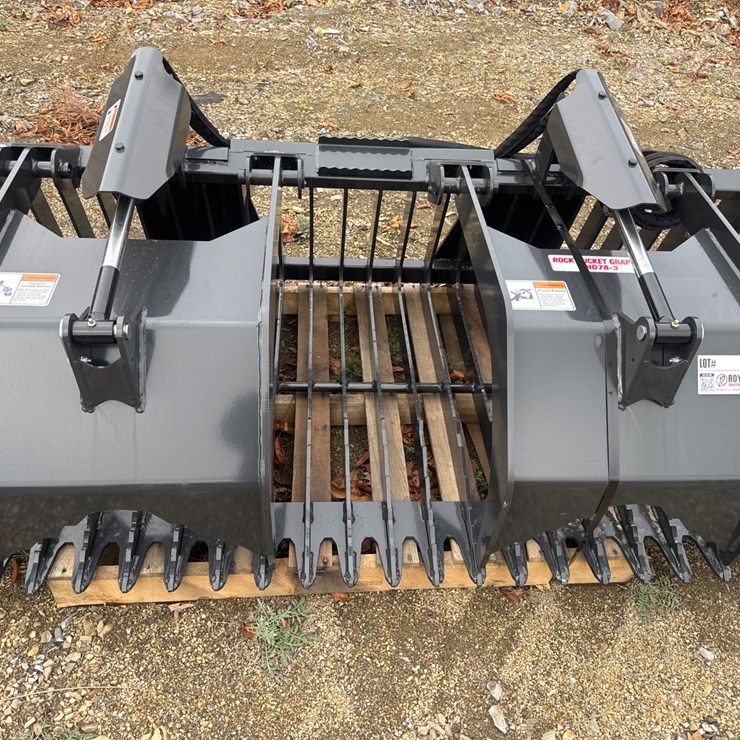 #1103 • New 78” rock bucket grapple