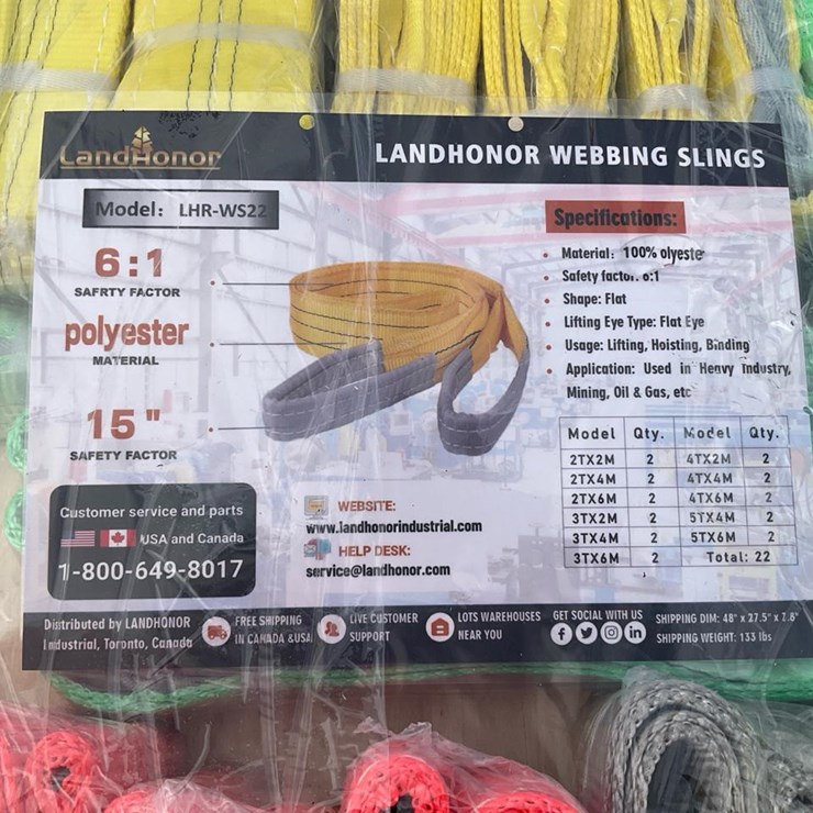 #5034 • Unused 2025 Landhonor Webbing Sling