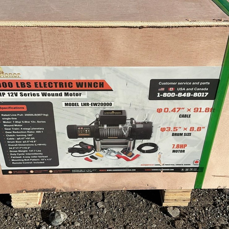 #5012 • Unused 2025 Landhonor Electric Winch