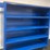 #1004-•-new-metal-4-shelf,-wood-top,-rolling-shelf-with-vice-image-2