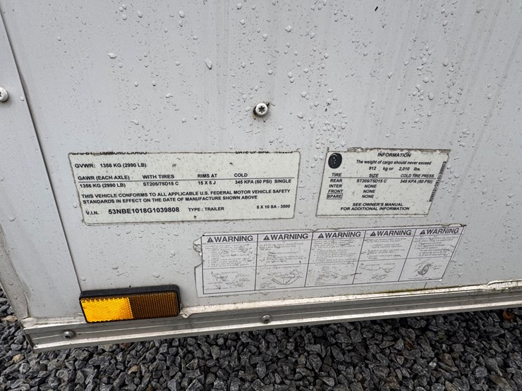 #1219-•-diamond-cargo-5x10-enclosed-trailer-like-new.-image-6